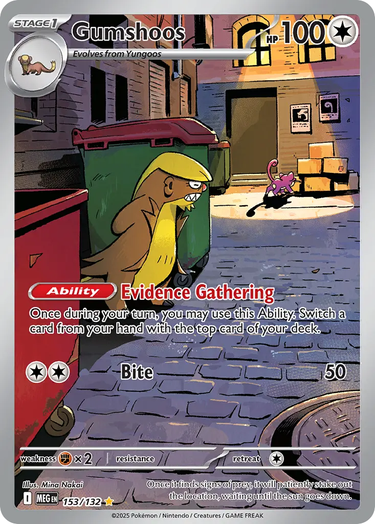 Gumshoos - Mega Evolution 153/132 (Holo)