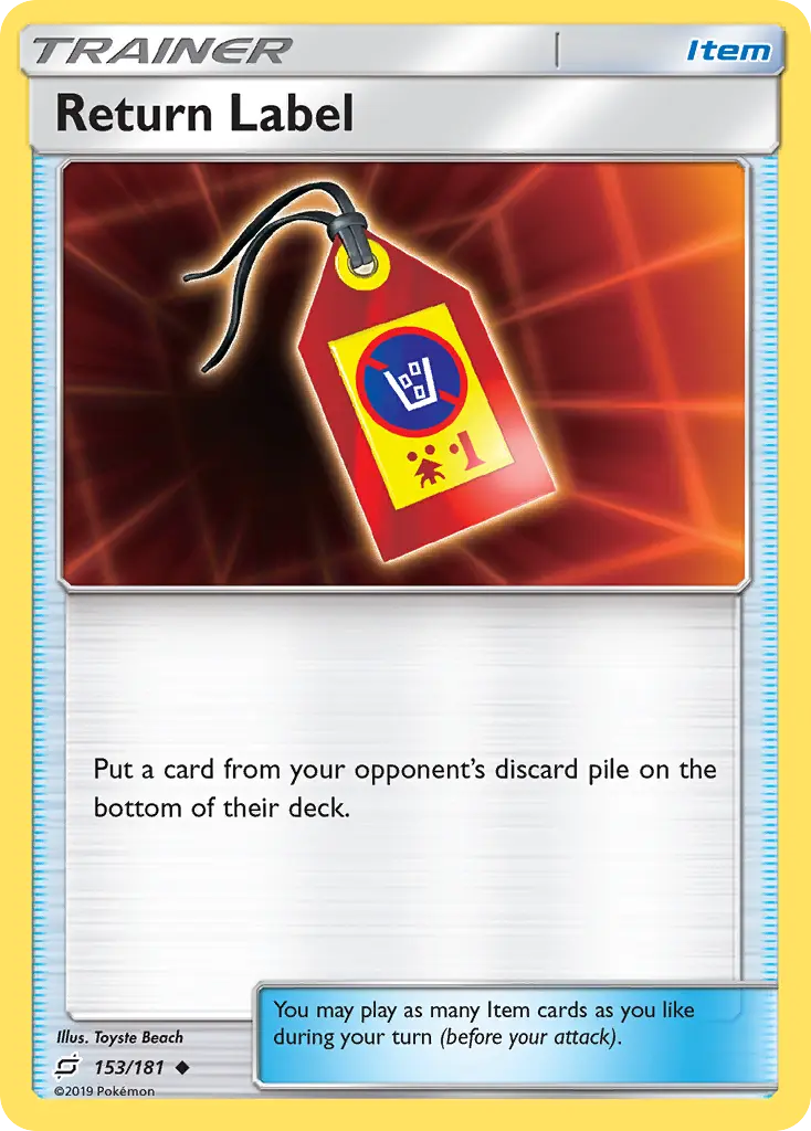Return Label - Team Up 153/181 (Regular)