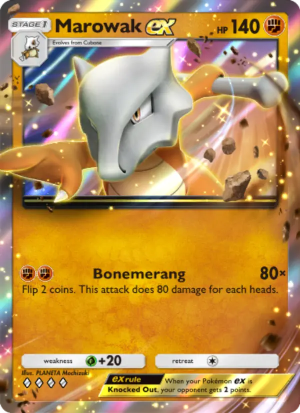 Marowak ex - Genetic Apex 153/226