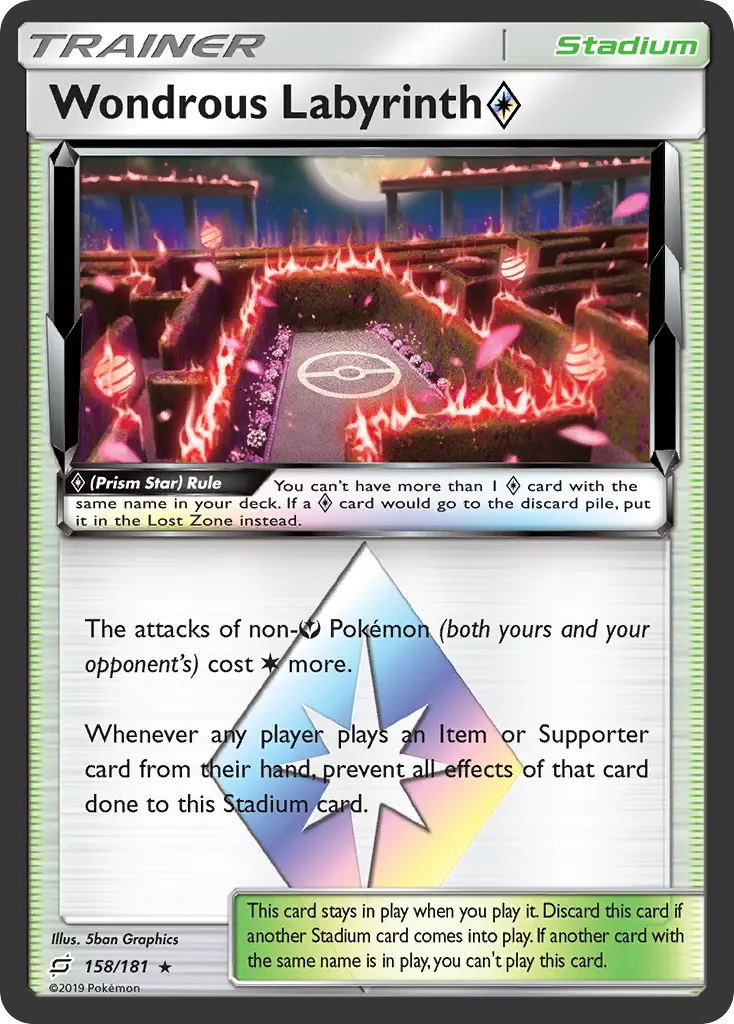 Wondrous Labyrinth ◇ - Team Up 158/181 (Holo)