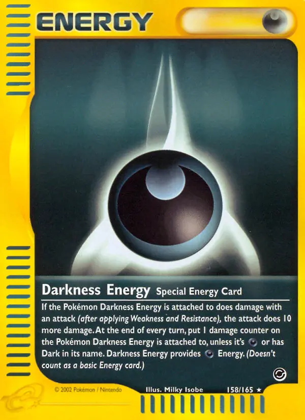 Darkness Energy - Expedition Base Set 158/165 (Regular)