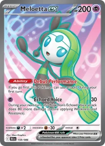 Meloetta ex - Black Bolt 159/086 (Holo)