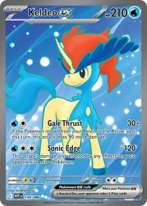 Keldeo ex - White Flare 159/086 (Holo)