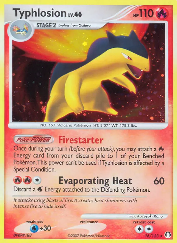 Typhlosion - Mysterious Treasures 016/123 (Reverse Holo)