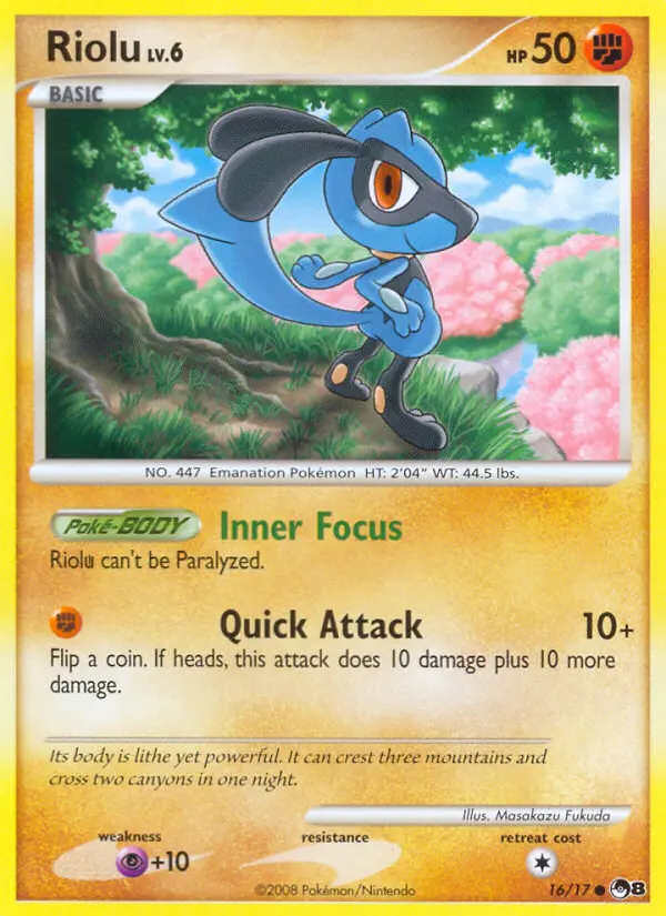 Riolu - POP Series 8 016/017 (Regular)