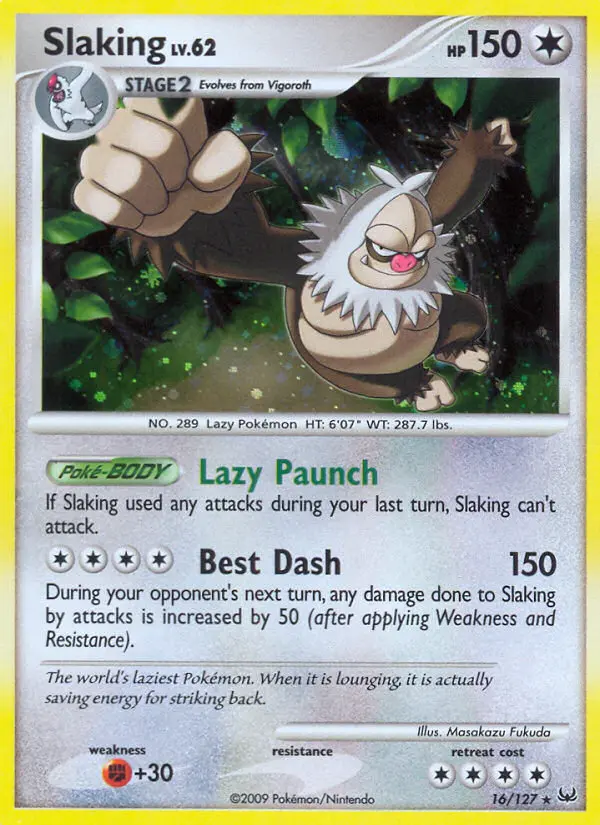 Slaking - Platinum 016/127 (Holo)