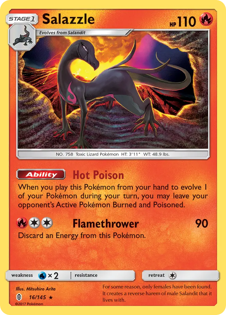 Salazzle - Guardians Rising 016/145 (Regular)