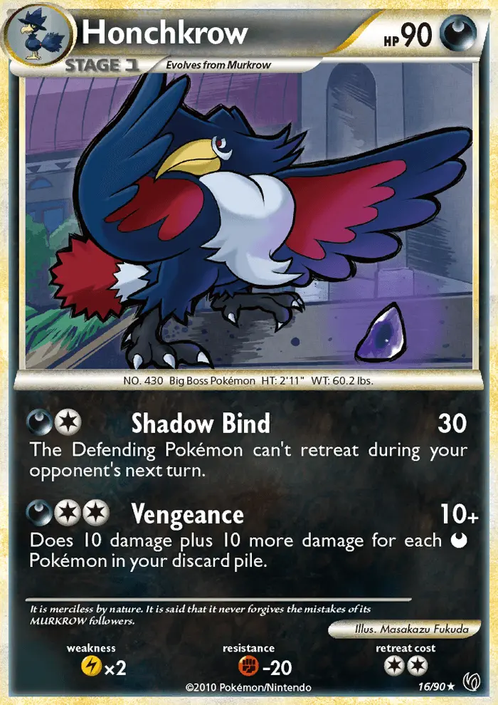 Honchkrow - Undaunted 016/090