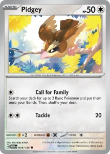 Pidgey - 151 016/165 (Regular)