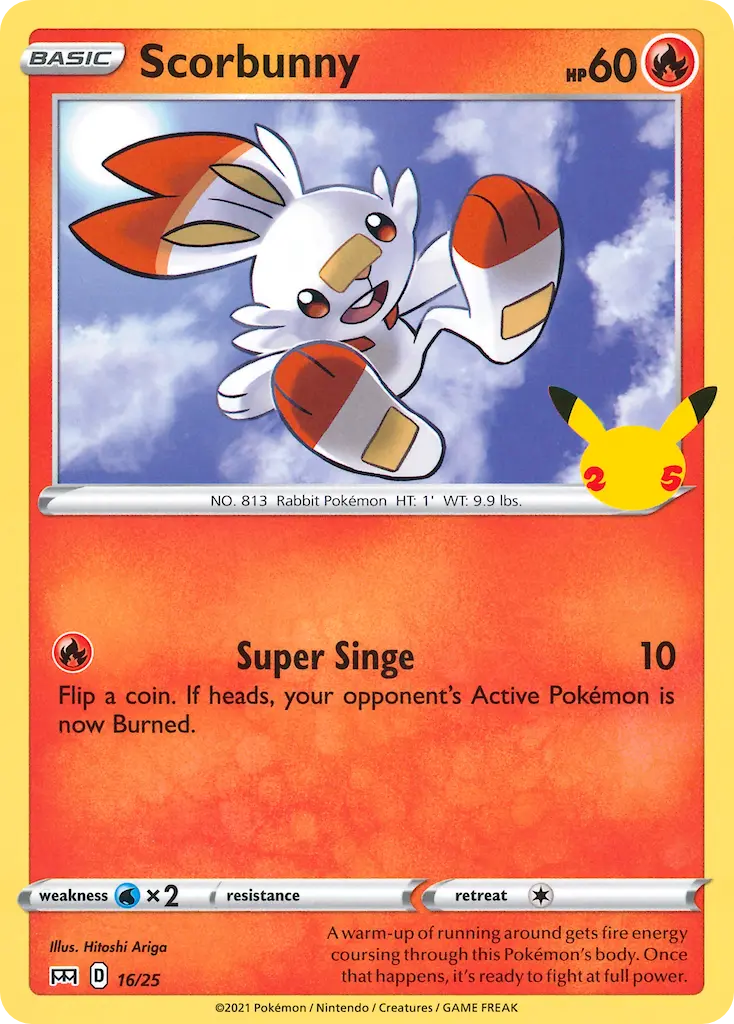 Scorbunny - McDonald's Collection 2021 016/025 (Regular)