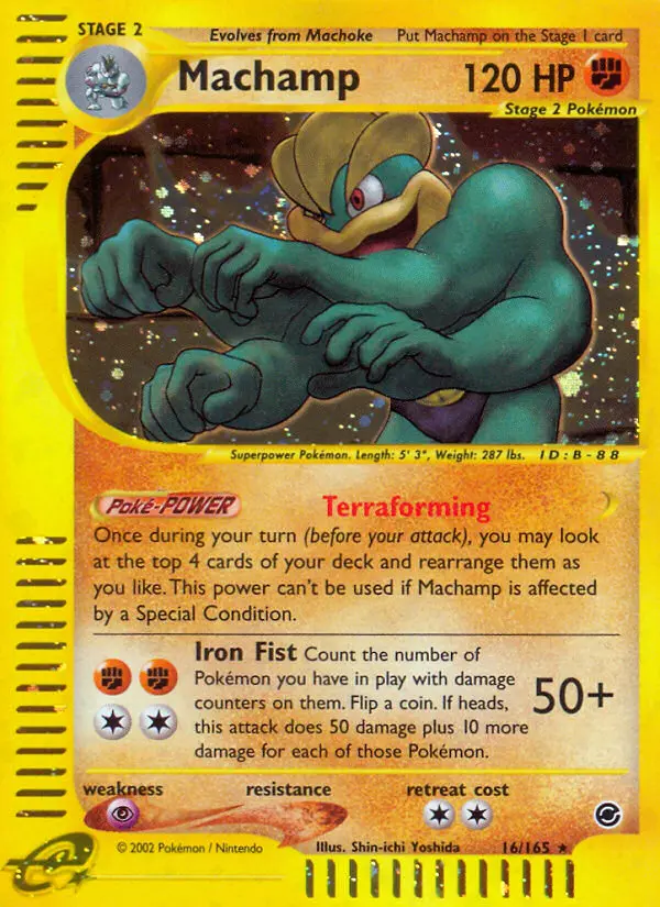 Machamp - Expedition Base Set 016/165 (Holo)