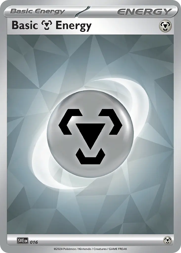 Basic Metal Energy - Scarlet & Violet Energies 016/008 (Cracked Ice Holo)