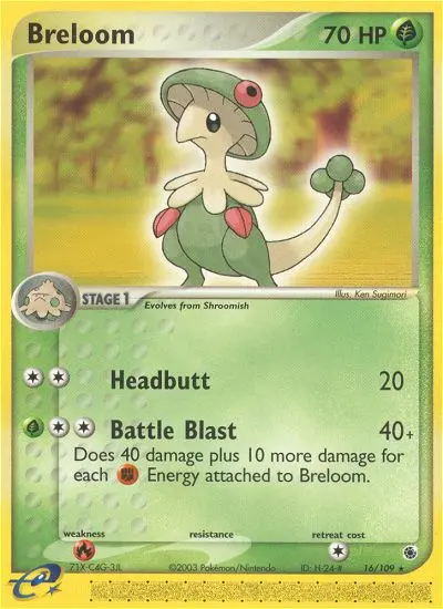 Breloom - Ruby & Sapphire 016/109 (Regular)