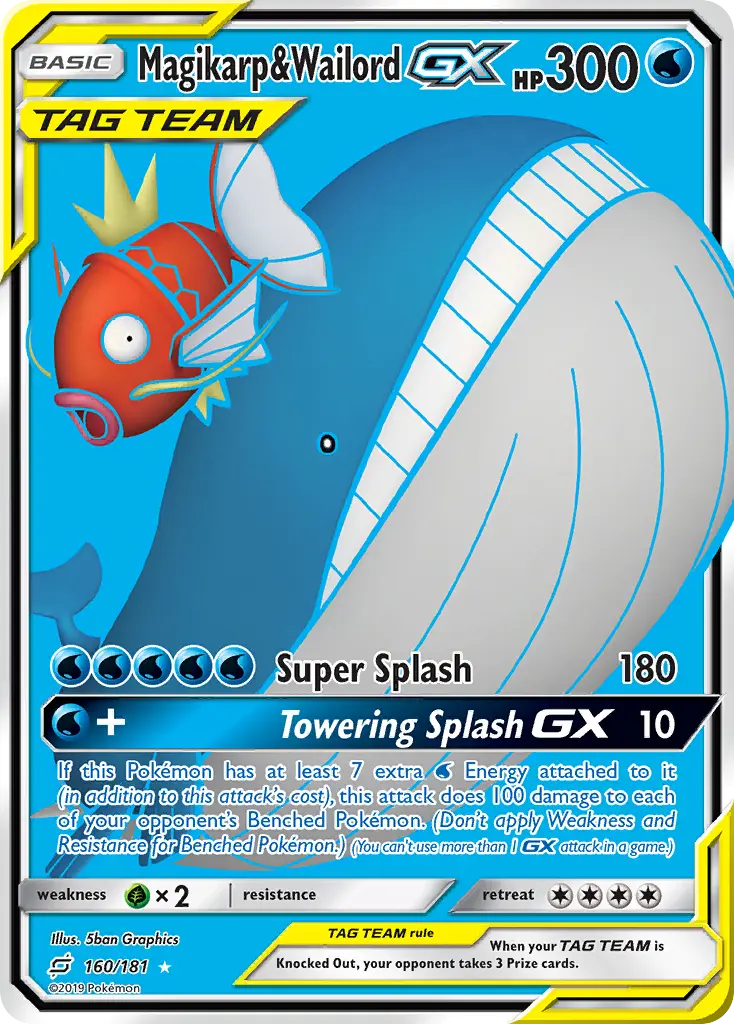 Magikarp & Wailord-GX - Team Up 160/181 (Ultra Rare)