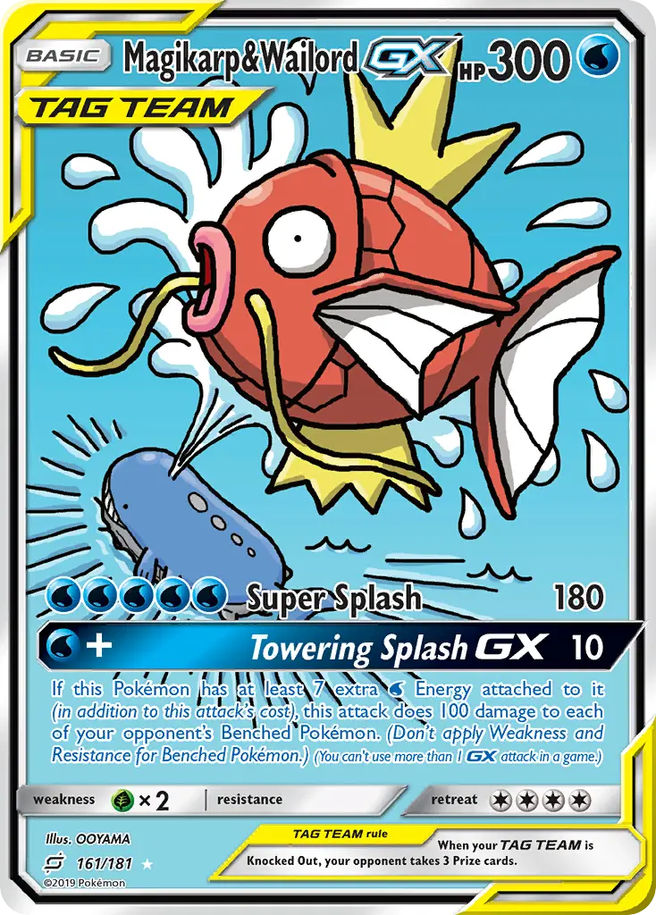 Magikarp & Wailord-GX - Team Up 161/181 (Ultra Rare)