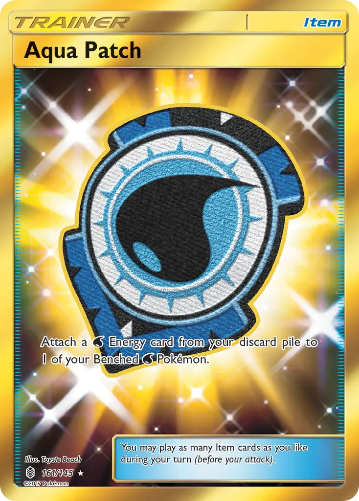 Aqua Patch - Guardians Rising 161/145 (Secret Rare)