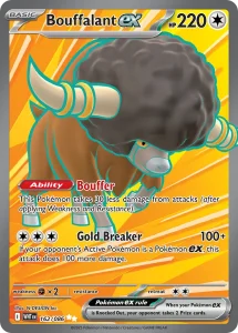 Bouffalant ex - White Flare 162/086 (Ultra Rare)