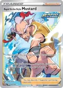 Rapid Strike Style Mustard - Battle Styles 162/163 (Holo)