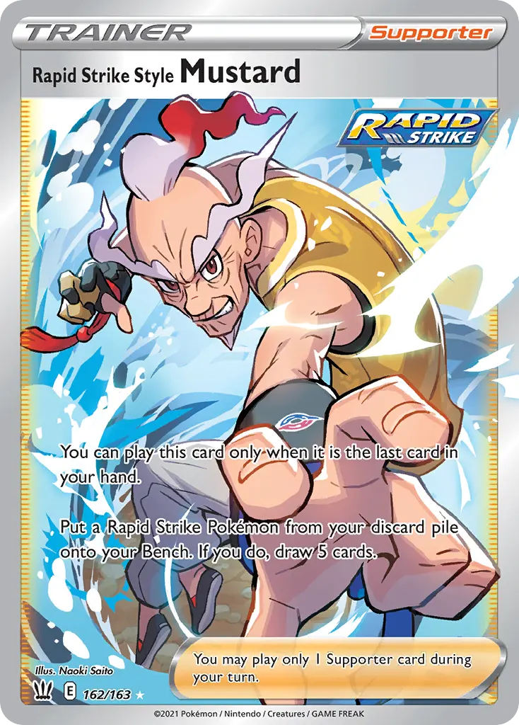 Rapid Strike Style Mustard - Battle Styles 162/163 (Holo)