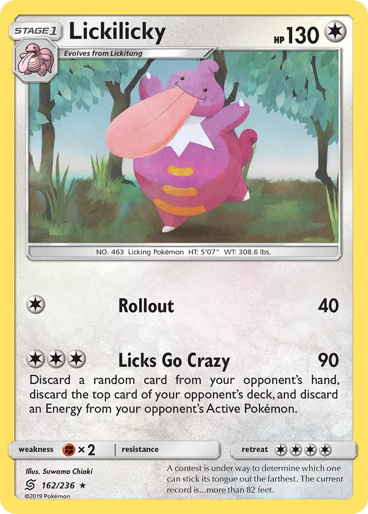 Lickilicky - Unified Minds 162/236 (Reverse Holo)