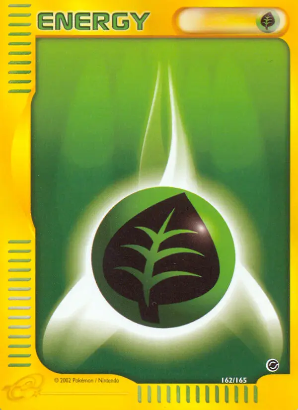 Grass Energy - Expedition Base Set 162/165 (Regular)