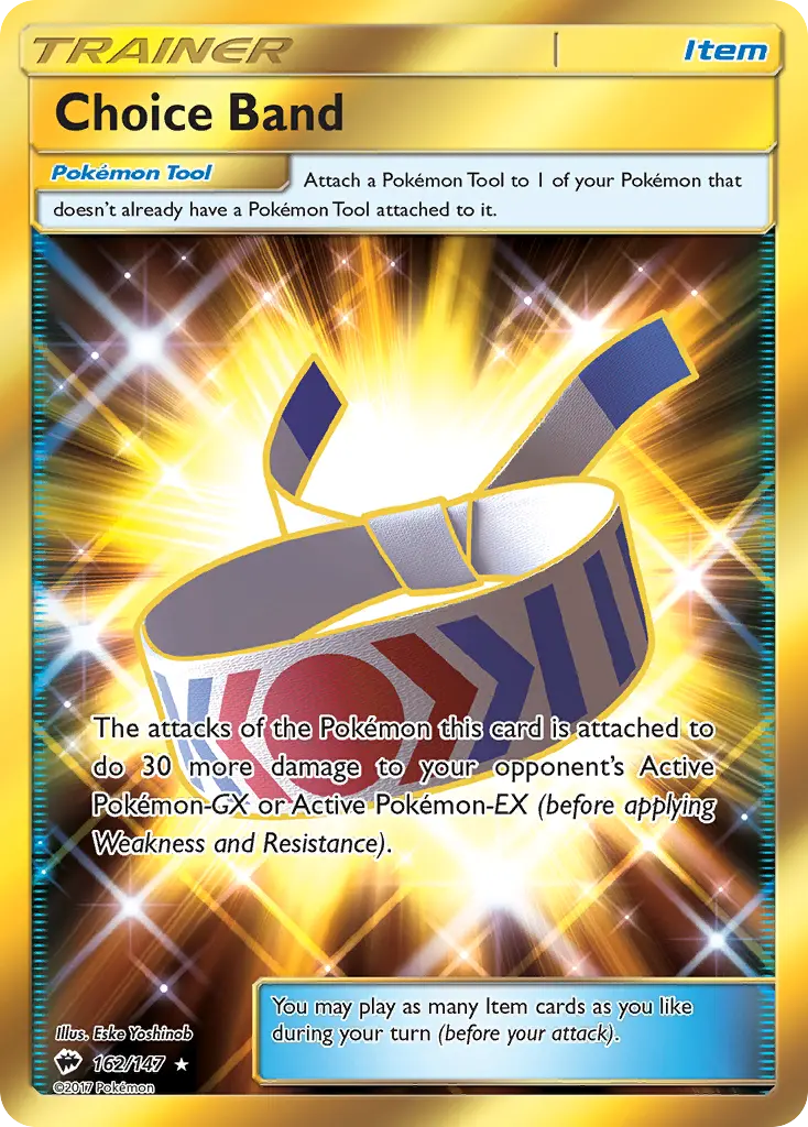 Choice Band - Burning Shadows 162/147 (Secret Rare)