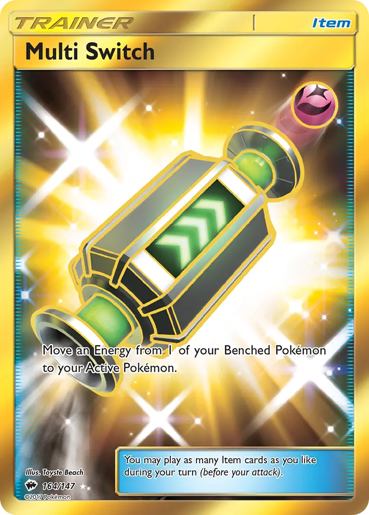 Multi Switch - Burning Shadows 164/147 (Secret Rare)