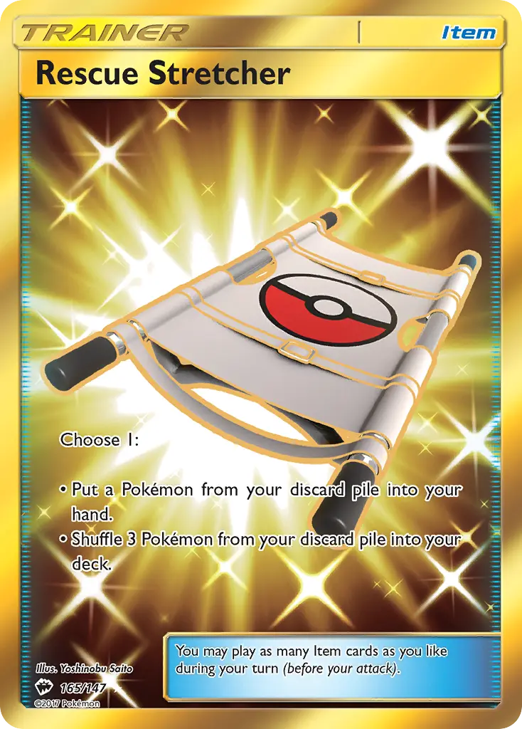 Rescue Stretcher - Burning Shadows 165/147 (Secret Rare)