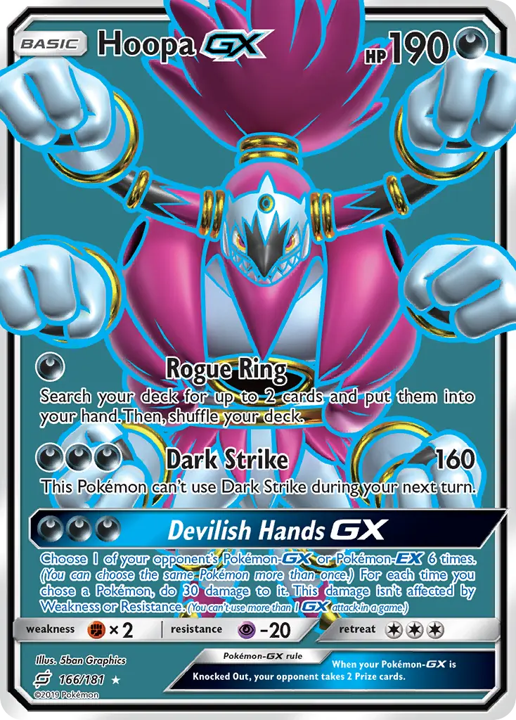 Hoopa-GX - Team Up 166/181 (Ultra Rare)