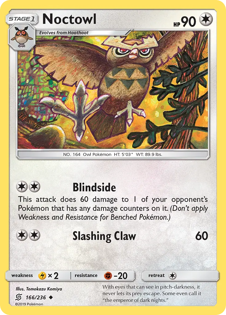 Noctowl - Unified Minds 166/236 (Reverse Holo)
