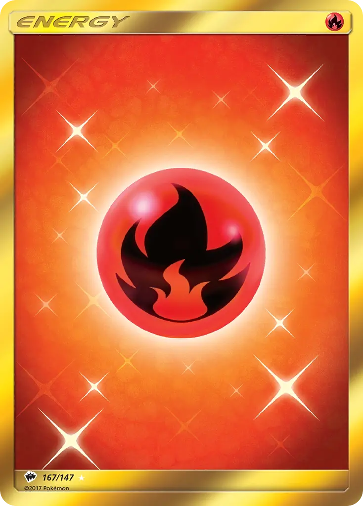 Fire Energy - Burning Shadows 167/147 (Secret Rare)