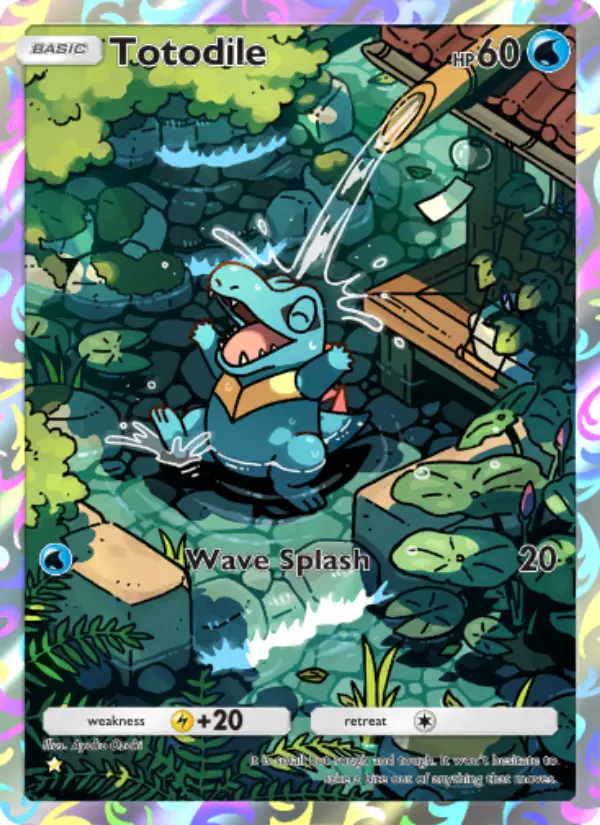 Totodile - Wisdom of Sea and Sky 167/161