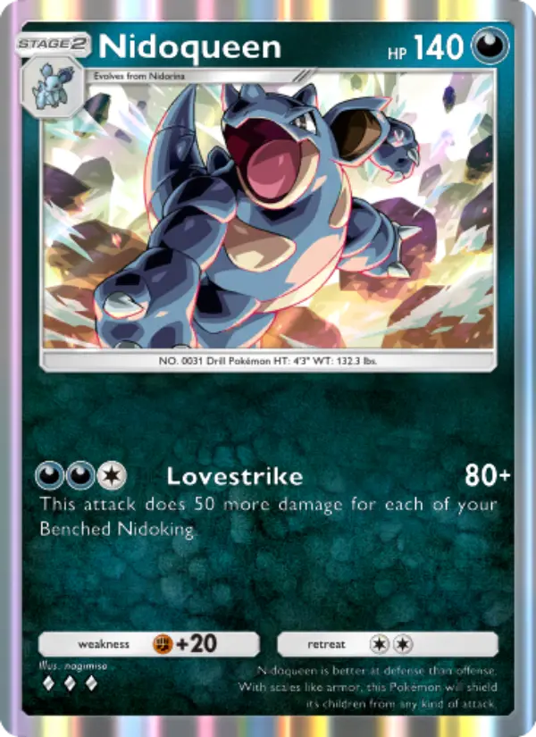 Nidoqueen - Genetic Apex 168/226