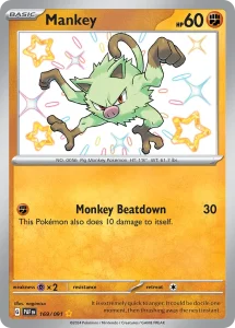 Mankey - Paldean Fates 169/091 (Holo)