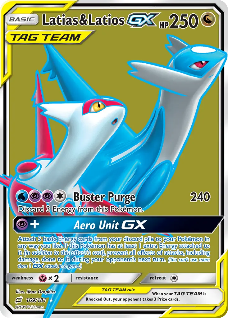 Latias & Latios-GX - Team Up 169/181 (Ultra Rare)