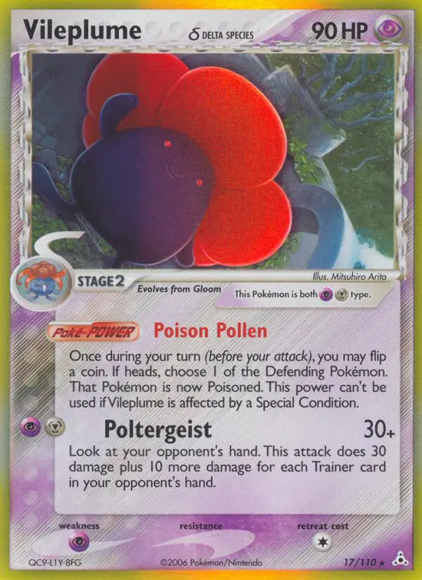 Vileplume δ - Holon Phantoms 017/110 (Holo)