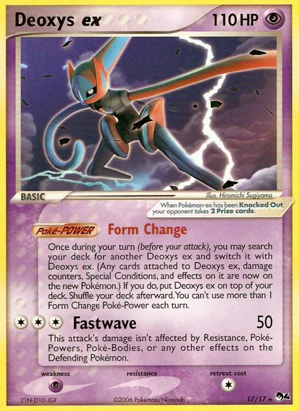 Deoxys ex - POP Series 4 017/017 (Regular)