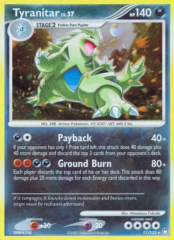 Tyranitar - Mysterious Treasures 017/123 (Holo)