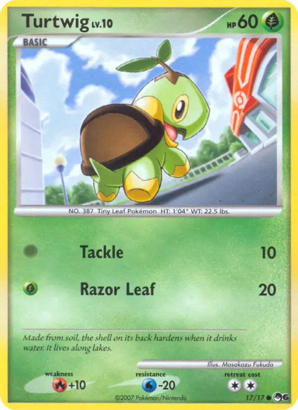 Turtwig - POP Series 6 017/017 (Regular)