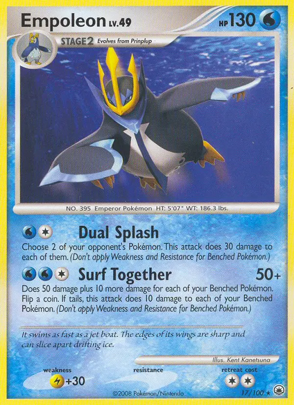 Empoleon - Majestic Dawn 017/100 (Reverse Holo)