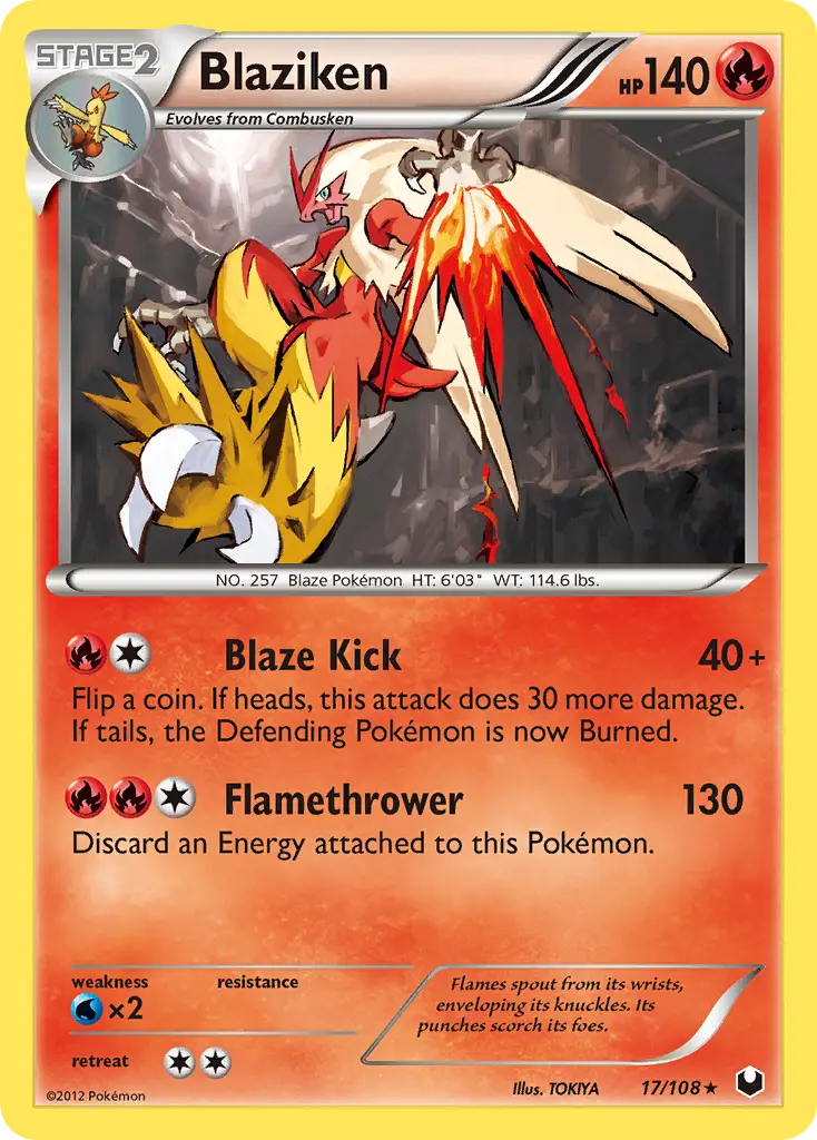 Blaziken - Dark Explorers 017/108 (Holo)