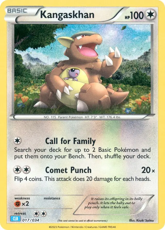 Kangaskhan - Blastoise & Suicune ex 017/034 (Holo)