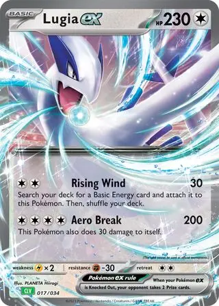 Lugia ex - Venusaur & Lugia ex 017/034 (Holo)