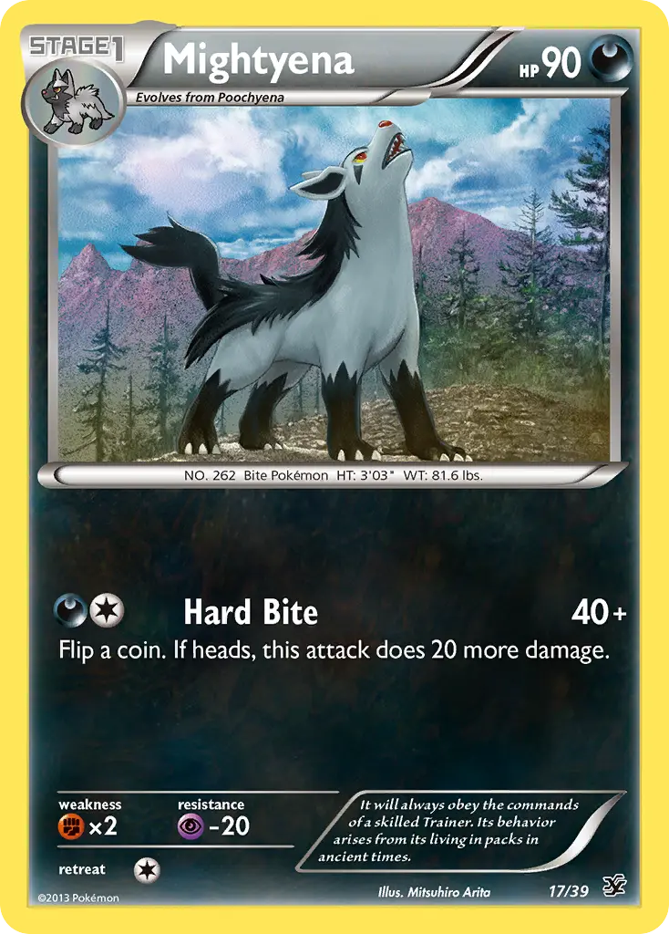 Mightyena - Kalos Starter Set 017/039 (Regular)
