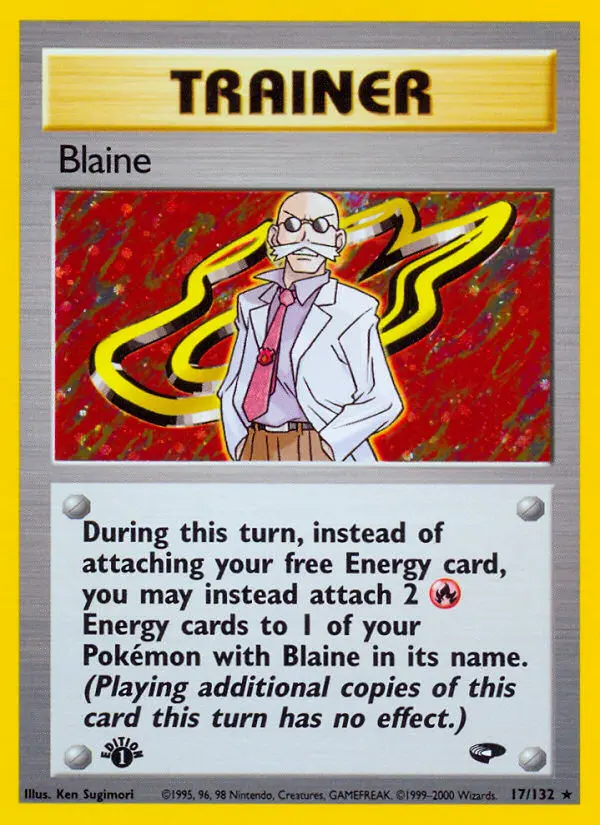 Blaine - Gym Challenge 017/132 (Holo)