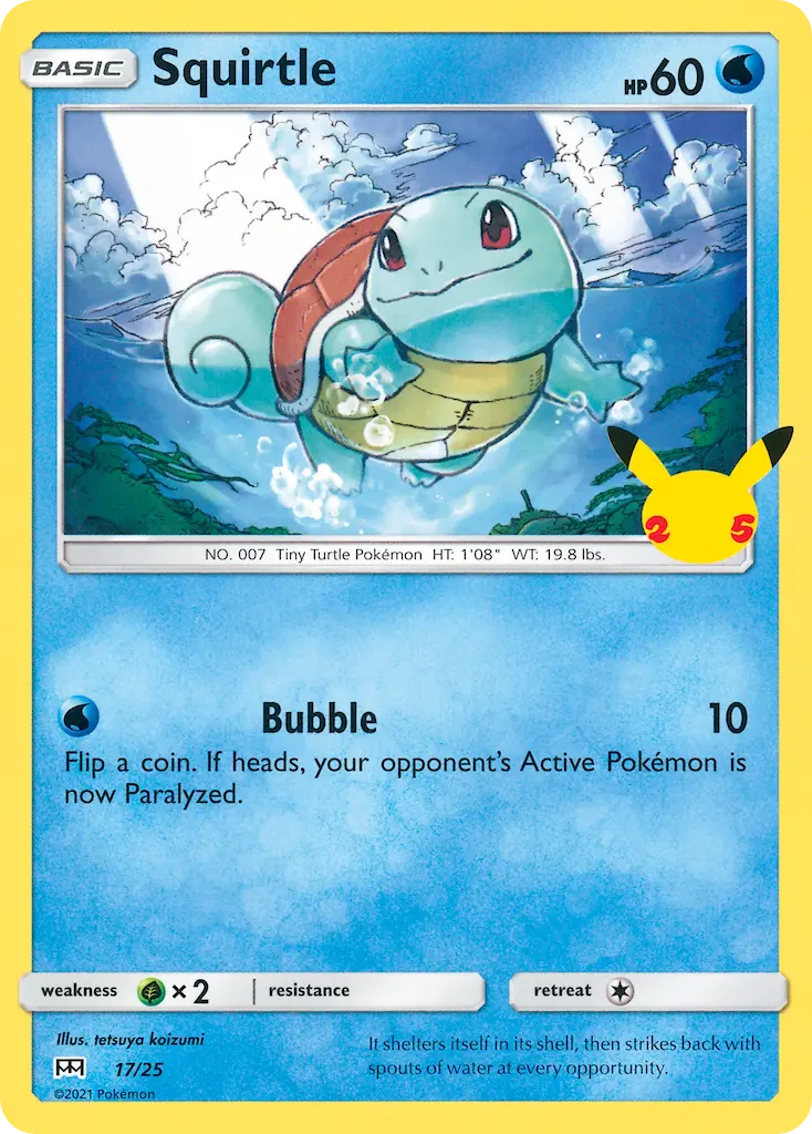 Squirtle - McDonald's Collection 2021 017/025 (Regular)