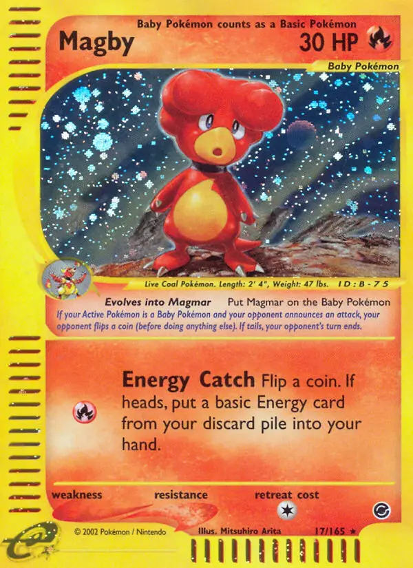 Magby - Expedition Base Set 017/165 (Holo)