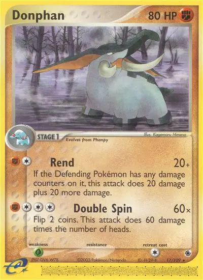 Donphan - Ruby & Sapphire 017/109 (Regular)