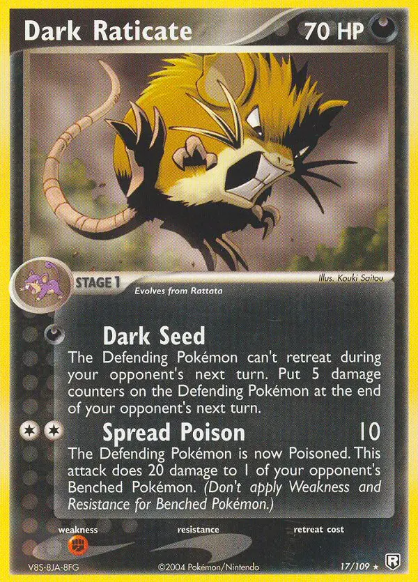 Dark Raticate - Team Rocket Returns 017/109 (Regular)