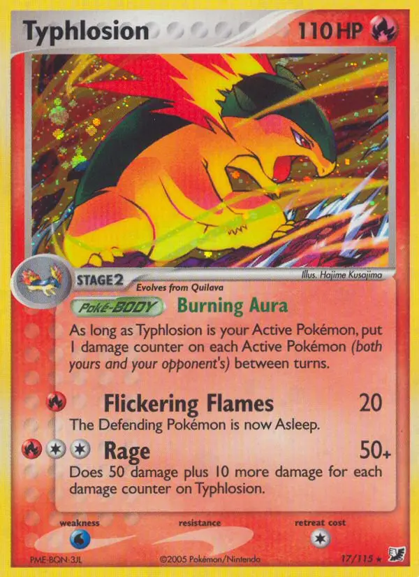 Typhlosion - Unseen Forces 017/115 (Non-Holo Pre-Con)